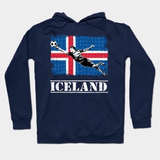 Iceland Soccer Supporter Goalkeeper Shirt Hoodie